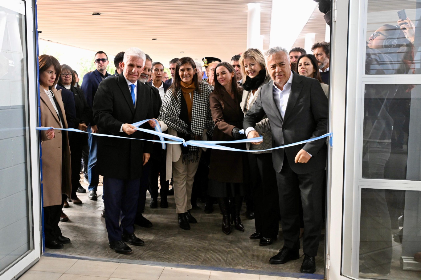 San Luis y Mendoza inauguraron un centro de control en Desaguadero