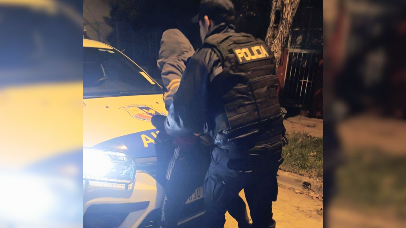 Lo sorprendieron en los techos de una vivienda de Villa Mercedes
