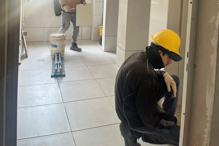 La obra del Hospital Juan Domingo Perón ya muestra importantes avances