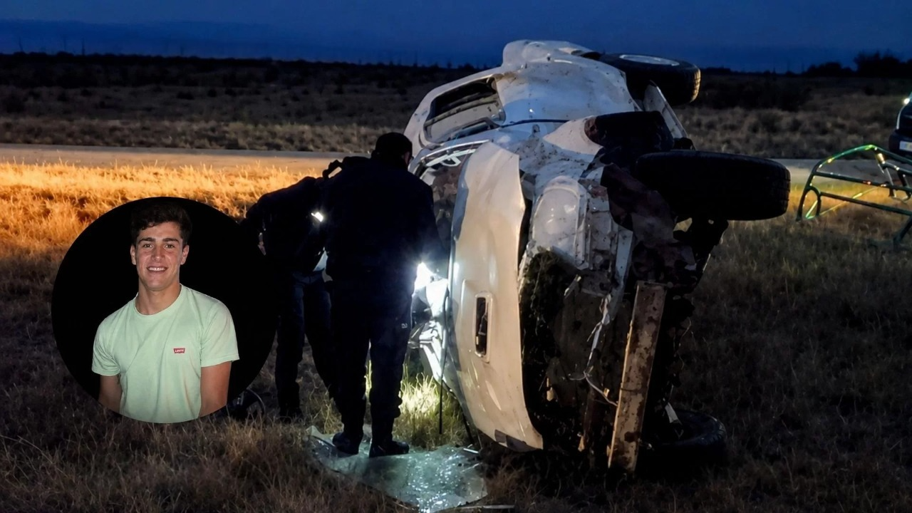 Confirmaron la muerte de Ezequiel Palacios tras el vuelco en la Autopista 55