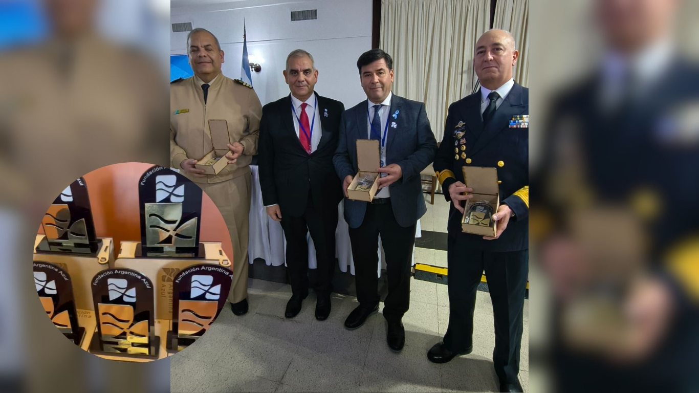 El talento de Pali Bustamante dijo presente en las Jornadas de Intereses Marítimos Argentinos