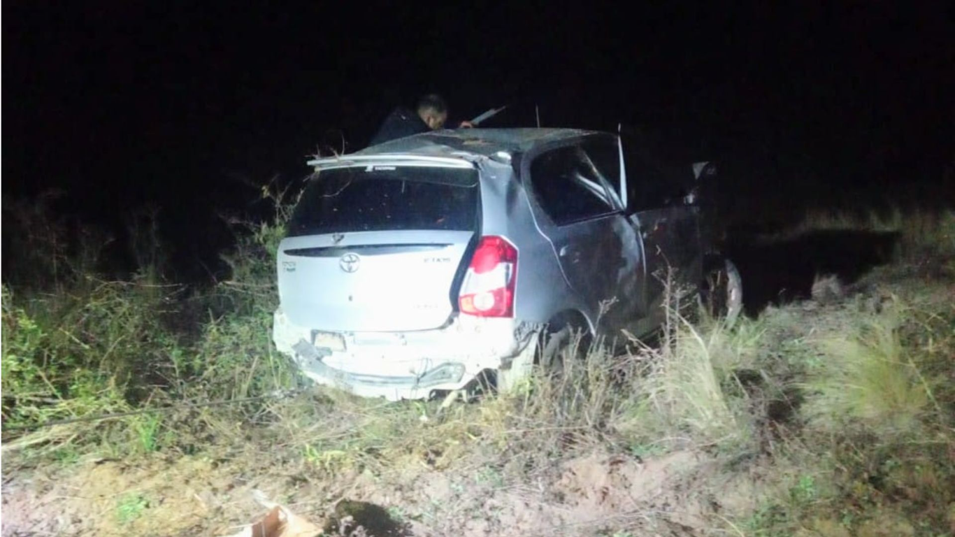 Una mujer murió tras un vuelco en la Autopista 55, al sur de Villa Mercedes