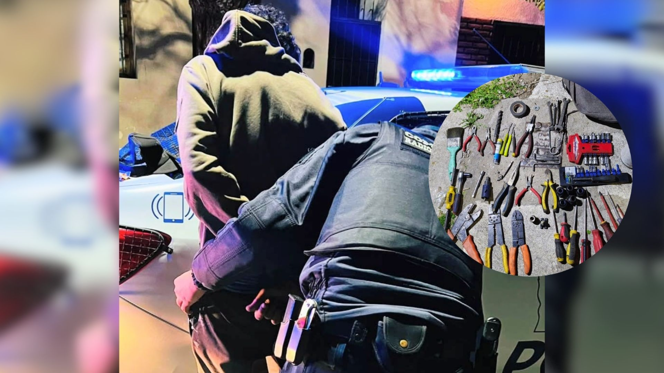 Villa Mercedes: demoraron a un hombre con herramientas cuya procedencia no pudo justificar