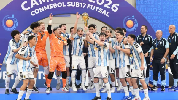 Argentina derrotó a Brasil y conquistó el Sudamericano Sub 17 de Futsal por tercera vez