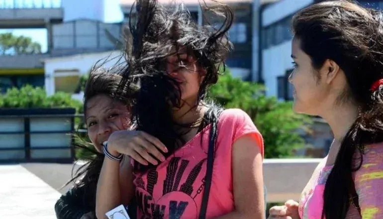 La REM espera el ingreso de vientos cálidos y fuertes del sector norte